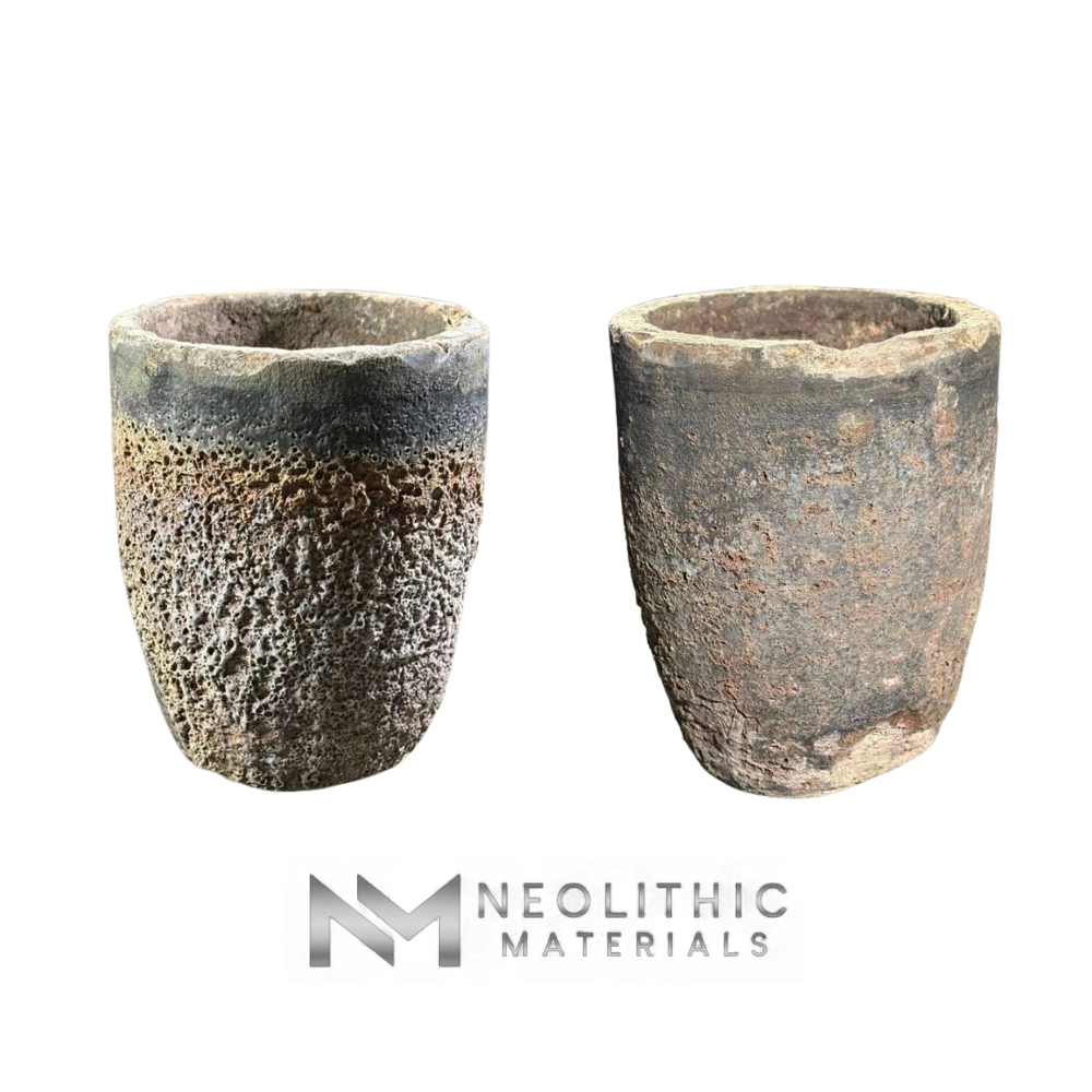 French Antique Foundry Crucibles (Pair)